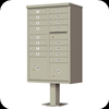 16 Door USPS & Courier Cluster Mailbox Unit 1570-16-SD
